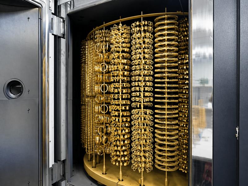 PVD gold plating process for stainless steel jewelry